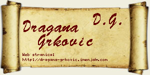 Dragana Grković vizit kartica